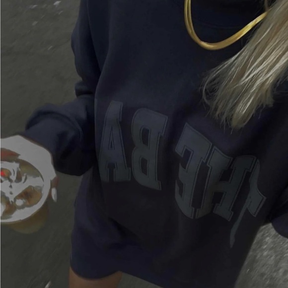 TheBar
NBW- Brand New
Varsity Sweatshirt- Black 
SOLD OUT ON THEBAR.com WEBSITE! - Picture 3 of 5